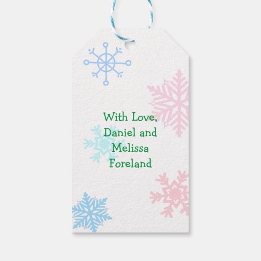 feestelijke kerstvoordrachten Dank u Label Cadeaulabel (Achterkant)