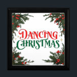 Feestelijke kerstvormgeving - Dancing Christmas Ch Cadeaudoosje<br><div class="desc">Feestelijke kerstvormgeving - Dancing Christmas Cheer</div>