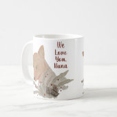 Feestelijke kerstvos oma uit het Kinder Koffiemok (Voorkant links)