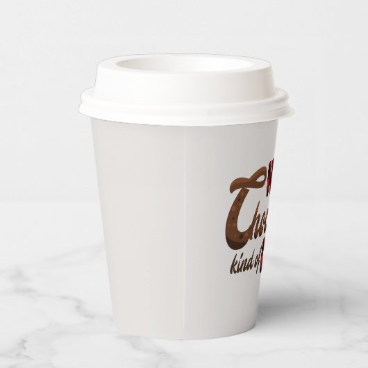 feestelijke kerstwarme chocolade als een soort dag papieren bekers (Rechts)