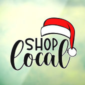 feestelijke kerstwinkel lokaal raamsticker (Vel 3)