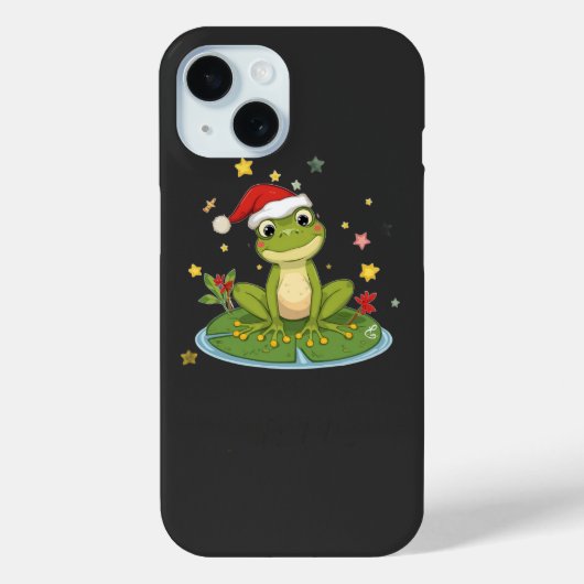 Feestelijke Kikker Kring - Knuffel Kerstkikker op Case-Mate iPhone Case (Achterkant)