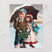 feestelijke kinder kerstfeestdag briefkaart (Voorkant)