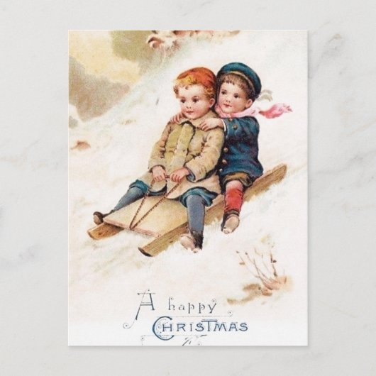 feestelijke kinder kerstfeestdag briefkaart (Voorkant)