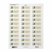 Feestelijke  Kinder winterslee Etiket (Full Sheet)
