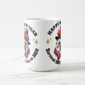 Feestelijke Kip Nieuwjaar 2024 mok (Center)