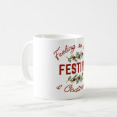 Feestelijke klassieke mok (Voorkant links)