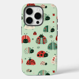 Feestelijke kleine beestjes iPhone 16 pro hoesje