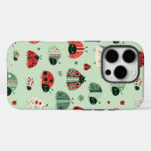 Feestelijke kleine beestjes Case-Mate iPhone case (Achterkant (horizontaal))