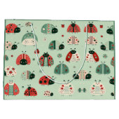 Feestelijke kleine beestjes groot cadeauzakje (Achterkant)