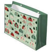 Feestelijke kleine beestjes groot cadeauzakje (Voorkant Gekanteld)