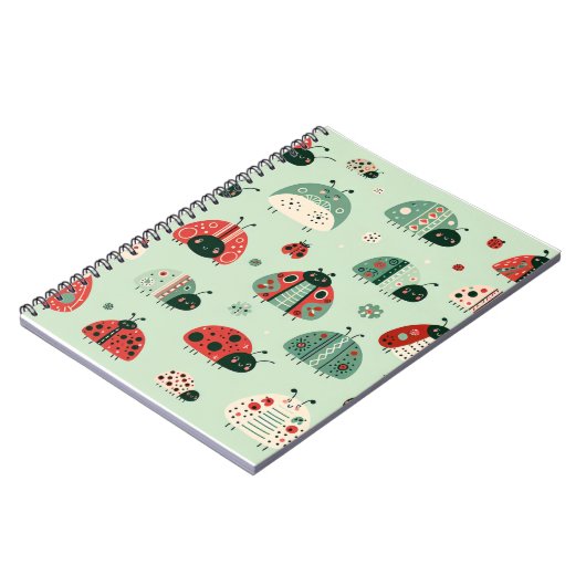 Feestelijke kleine beestjes notitieboek (Linkerzijde)