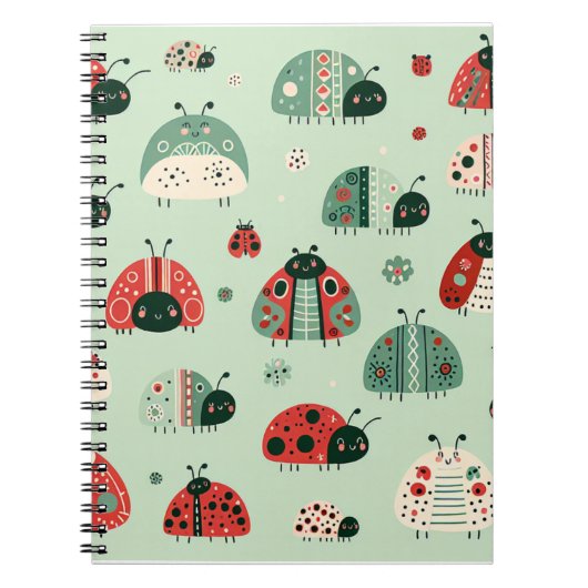 Feestelijke kleine beestjes notitieboek (Voorkant)