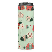 Feestelijke kleine beestjes thermosbeker (Achterkant)