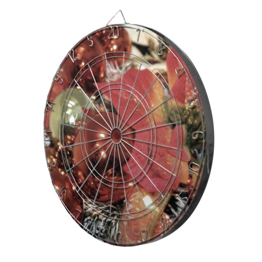 Feestelijke kleurenkunst dartbord (Voorkant Rechts)