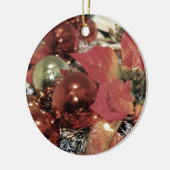 Feestelijke kleurenkunst keramisch ornament (Links)