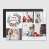 Feestelijke kleurrijke kerstkrans Fotocollage (Voorkant / Achterkant)