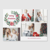 Feestelijke kleurrijke kerstkrans Fotocollage (Voorkant)