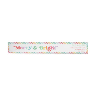 Feestelijke Kleurrijke Retro Minimalistische Kerst