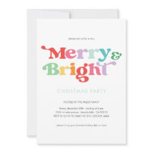 Feestelijke Kleurrijke Retro Minimalistische Kerst