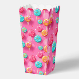 Feestelijke & Kleurrijke Roze en Blauwe Lolly's Bedankdoosjes