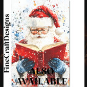 Feestelijke Kleurrijke Vader Kerstmis AY6 Decoupag Tissuepapier