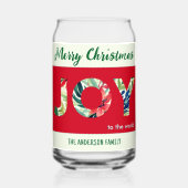 Feestelijke kleurrijke vreugde aan de wereld Vroli Blikvorm Glas (Achterkant)