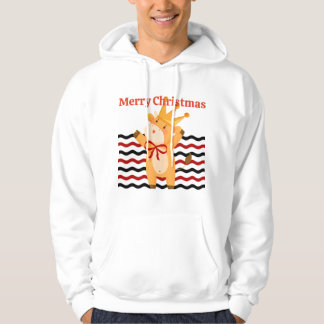 feestelijke Koe kerst, en elegant Hoodie