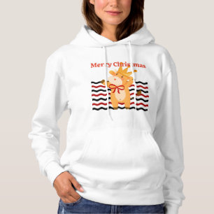 feestelijke Koe kerst, en elegant Hoodie