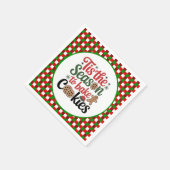 Feestelijke koekjesbakkerij Seizoen feest Servet (Hoek)