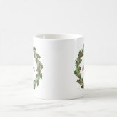 Feestelijke krans en schrift | Prettig Kerstmis Mo Koffiemok (Center)