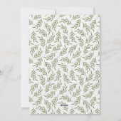 Feestelijke krans Kerstvakantie feestuitnodiging Feestdagenkaart (Achterkant)