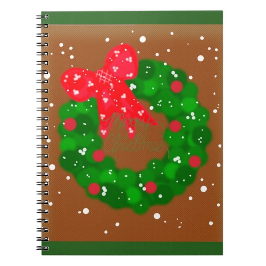 Feestelijke Krans Notitieboek (Voorkant)