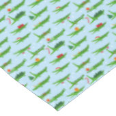 Feestelijke krokodillen in kerstkostuums patroon tafelkleed (Gekanteld)