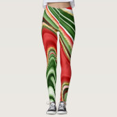 feestelijke Leggings voor kerstfeestdagen (Voorkant)