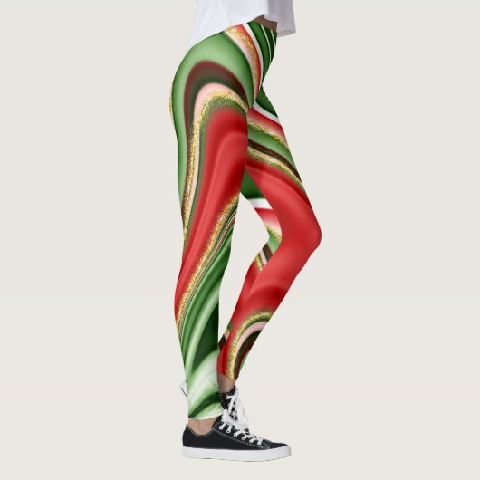 feestelijke Leggings voor kerstfeestdagen (Rechts)
