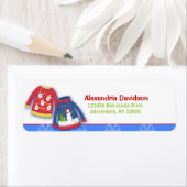 Feestelijke Lelijke Sweater Adresetiketten Etiket (Insitu)