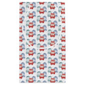 Feestelijke lelijke trui patroon Kerstmis Klein Cadeauzakje (Achterkant)