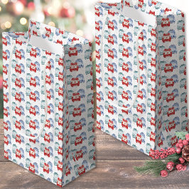 Feestelijke lelijke trui patroon Kerstmis Klein Cadeauzakje