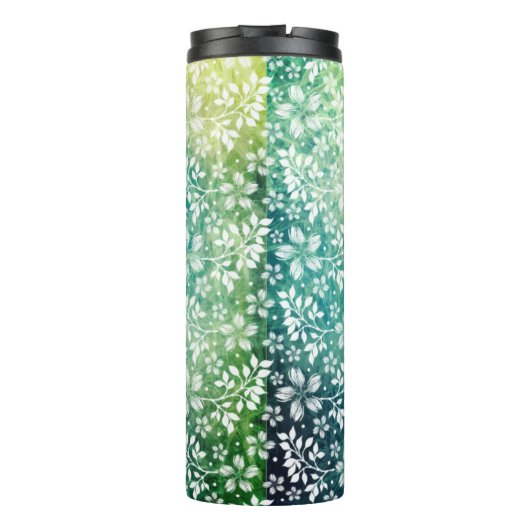 Feestelijke lente Bloemen Thermische Tumbler Thermosbeker (Achterkant)