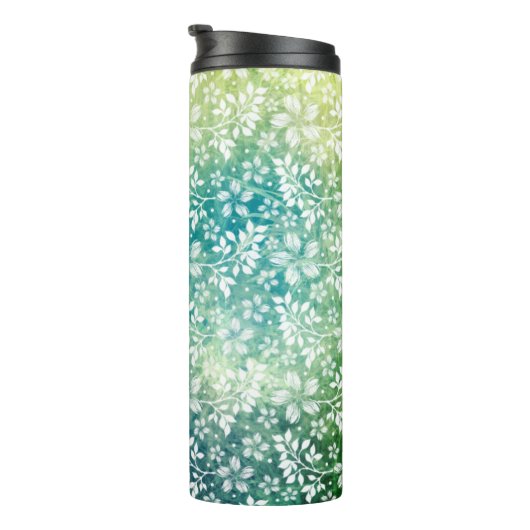 Feestelijke lente Bloemen Thermische Tumbler Thermosbeker (Geroteerd rechts)