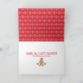 Feestelijke Leuke Schattigee Familie Kerstfoto Kaart (Binnen)