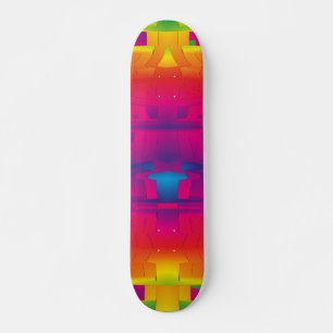 Feestelijke Levendige Kleur Indiaas Patroon Persoonlijk Skateboard