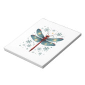 Feestelijke Libelle Gloed Notitieblok (Linkerzijde)
