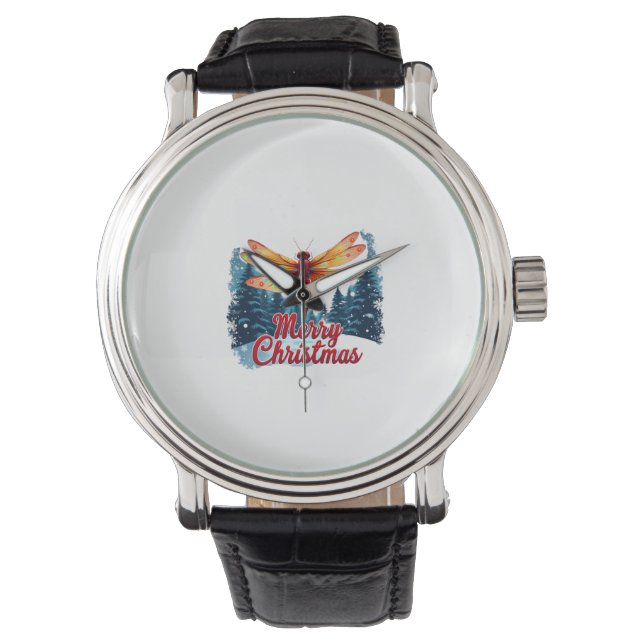 Feestelijke libellen horloge (Voorkant)