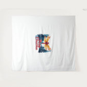 Feestelijke libellen wandkleed (Voorkant (horizontaal))