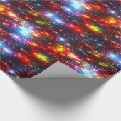 Feestelijke Lichten Cadeaupapier (Hoek)