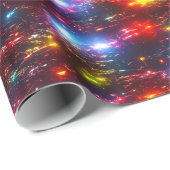 Feestelijke Lichten Cadeaupapier (Rol Hoek)