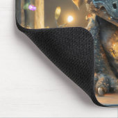 Feestelijke Lichten Chibi Gargoyle Dragon Muismat (Hoek)