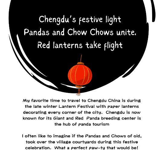 FEESTELIJKE LICHTEN Chow hond panda lantaarn festi Latte Mok